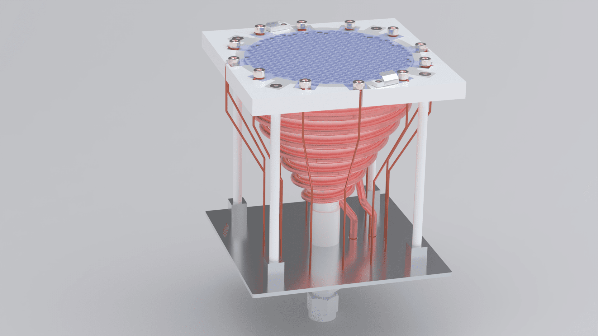 Full render of the JANUS oxygen-based gridded ion propulsion unit